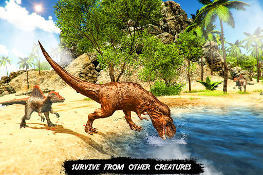 Wild dinosaur family survival simulator - عکس برنامه موبایلی اندروید
