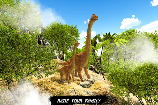 Wild dinosaur family survival simulator - عکس برنامه موبایلی اندروید
