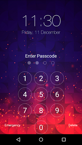 Keypad Lock Screen - Image screenshot of android app