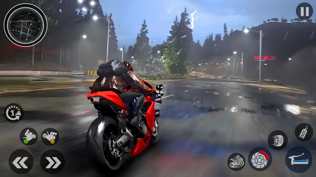 Open World City Bike Driving - Gameplay image of android game