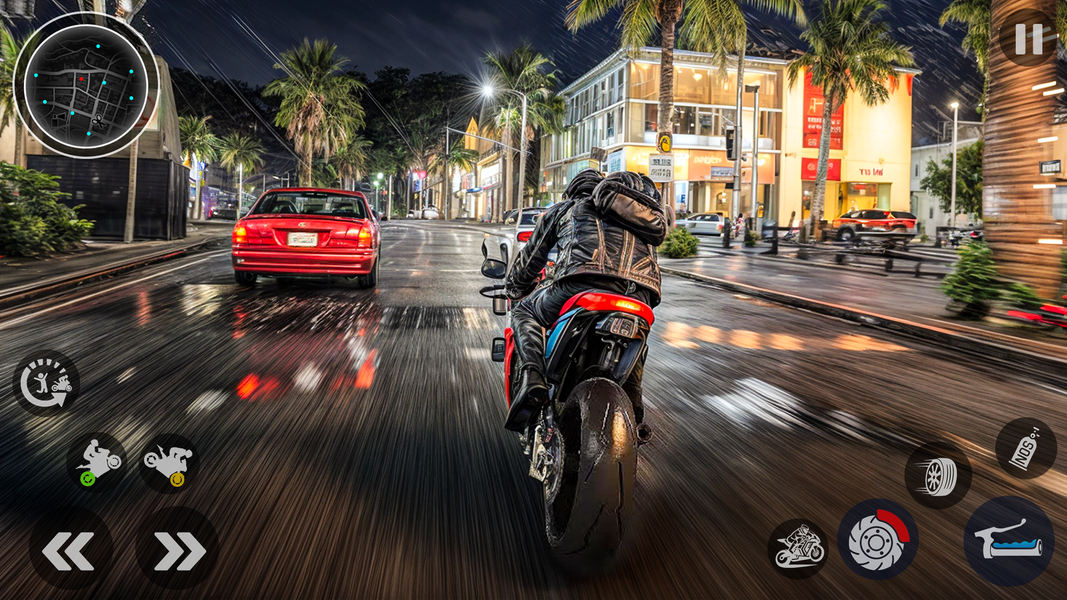 Open World City Bike Driving - Gameplay image of android game