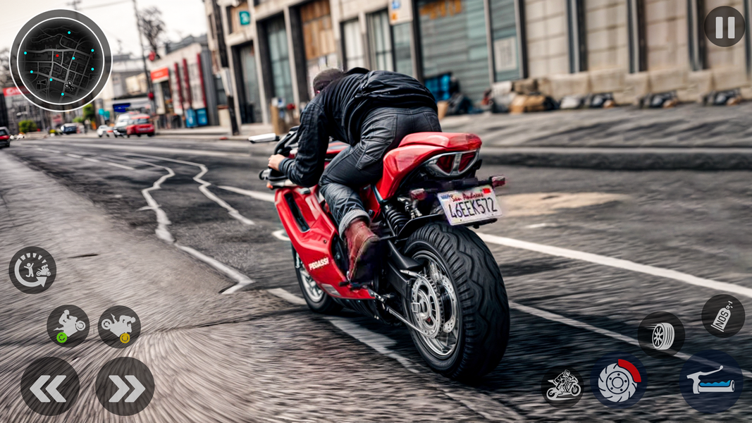 Open World City Bike Driving - Gameplay image of android game