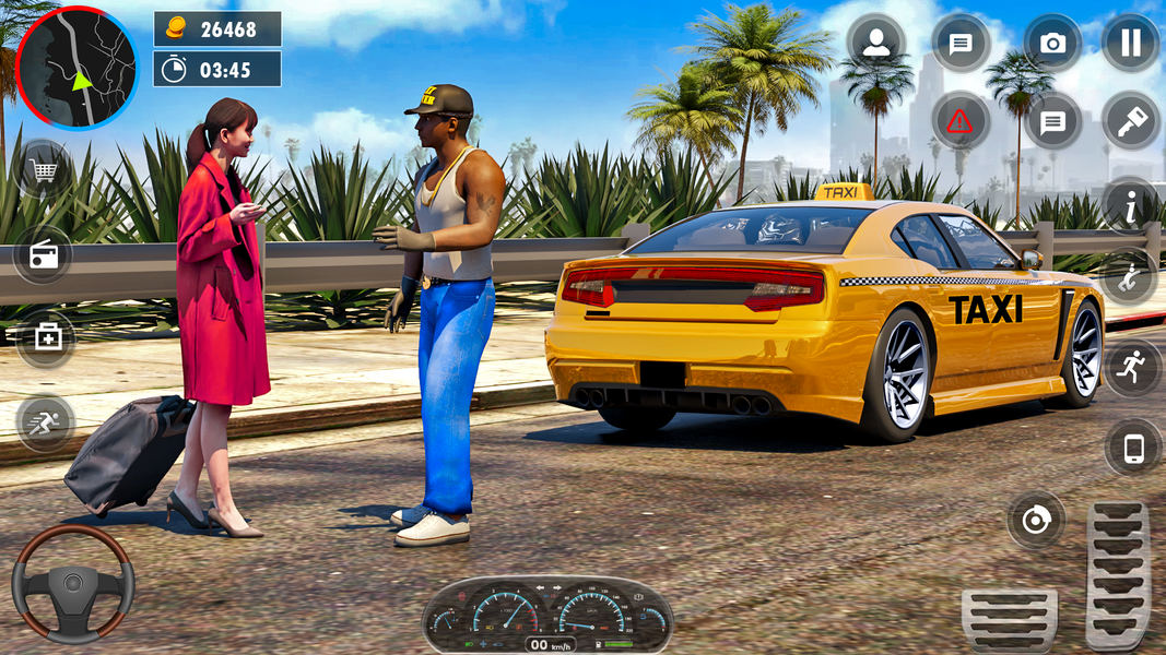 Taxi Simulator Games: Car Game - عکس بازی موبایلی اندروید