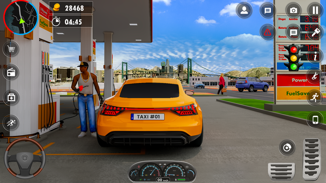 Taxi Simulator Games: Car Game - Gameplay image of android game