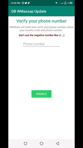 GB WMassap Update Guide 2021 - Image screenshot of android app