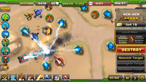 Tower Defense: Alien War TD - عکس بازی موبایلی اندروید
