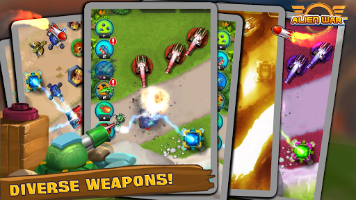 Tower Defense: Alien War TD - عکس بازی موبایلی اندروید