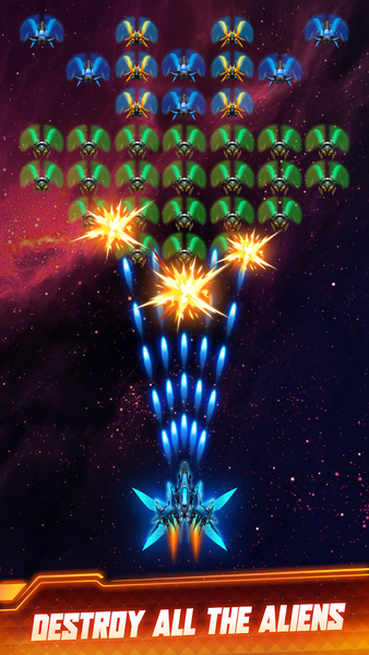 Universe Invader 2: Alien War - Gameplay image of android game