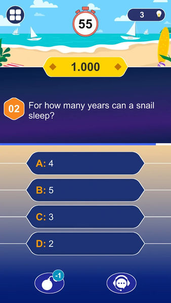 Quiz Game: Fun Trivia Question - Gameplay image of android game
