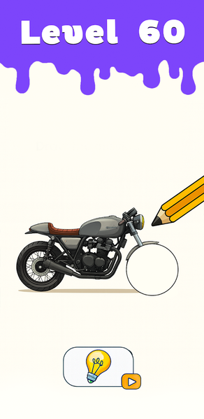 Draw One Part Brain Games - Gameplay image of android game