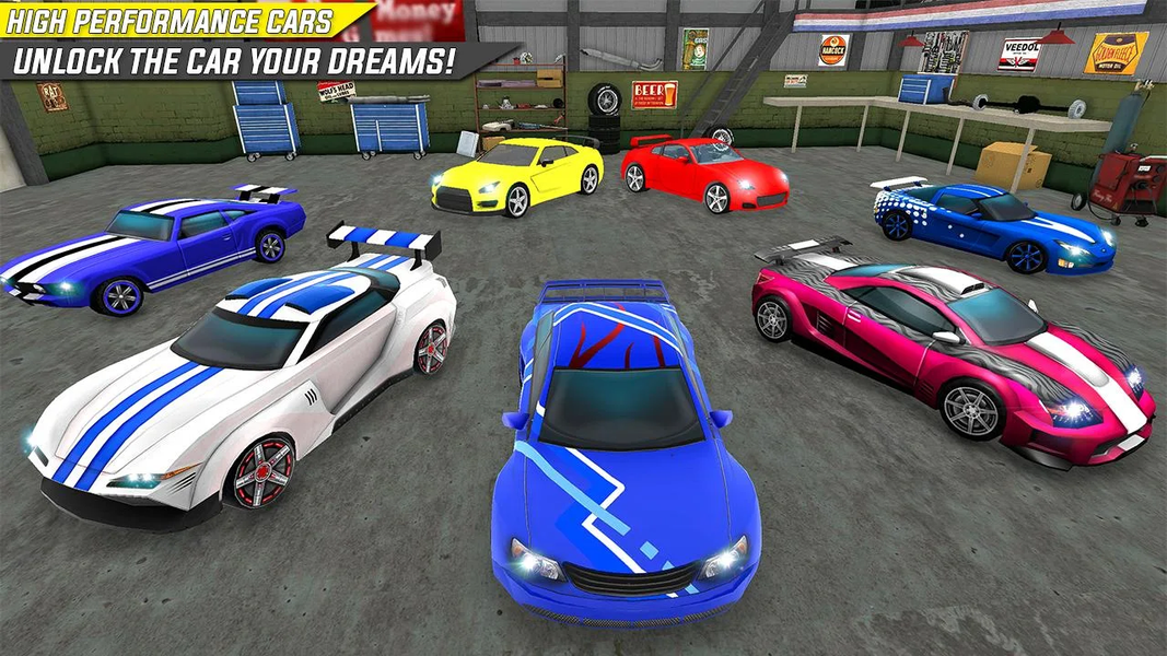 Mega Ramp Car Stunt Racing 3D - Gameplay image of android game
