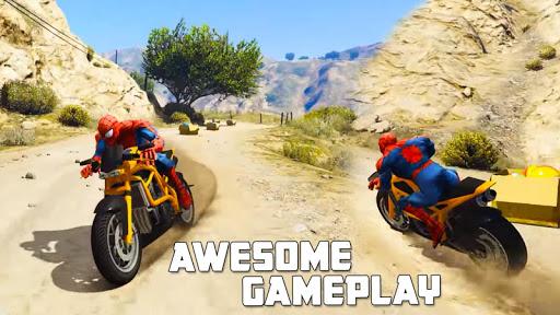 Superhero Tricky Bike Stunt GT Racing - عکس بازی موبایلی اندروید
