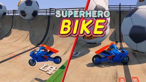 Superhero Tricky Bike Stunt - عکس بازی موبایلی اندروید