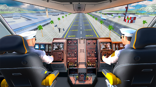 Airplane Flight Sim Pilot Game - عکس برنامه موبایلی اندروید