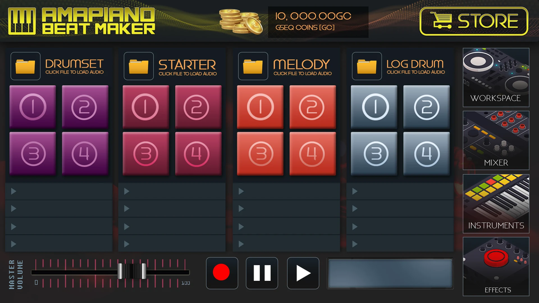 AmaPiano Beat Maker - عکس برنامه موبایلی اندروید
