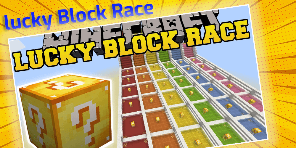 Lucky Block Race [1.8] › Maps ›  — Minecraft Downloads