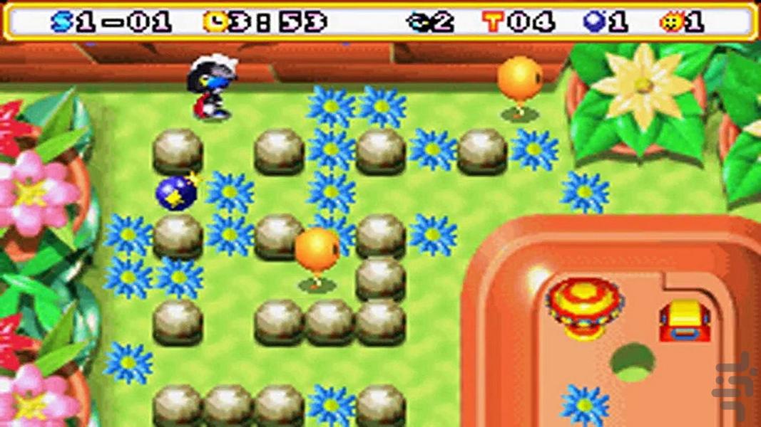 bomberman max 2blue advance - Gameplay image of android game