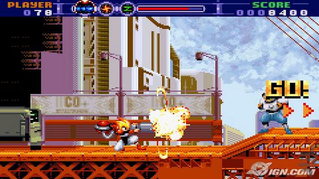 Gunstar Super Heroes - Gameplay image of android game