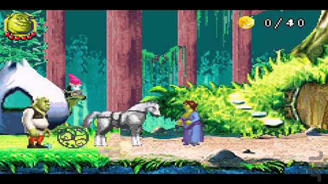 2 Games in 1 - Shrek 2 + Shark Tale - Gameplay image of android game