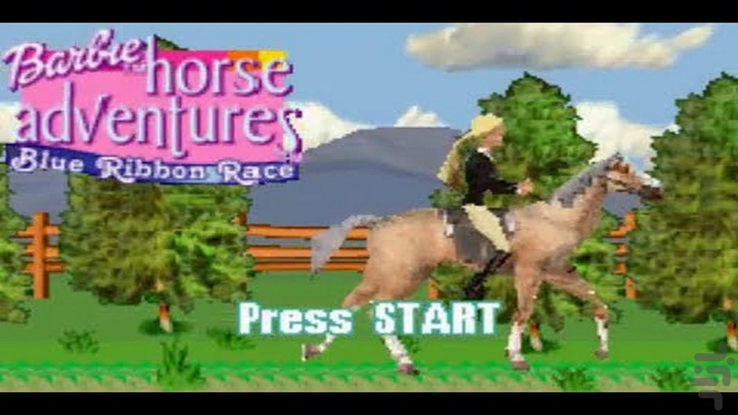 barbie horse adventures gba - Gameplay image of android game