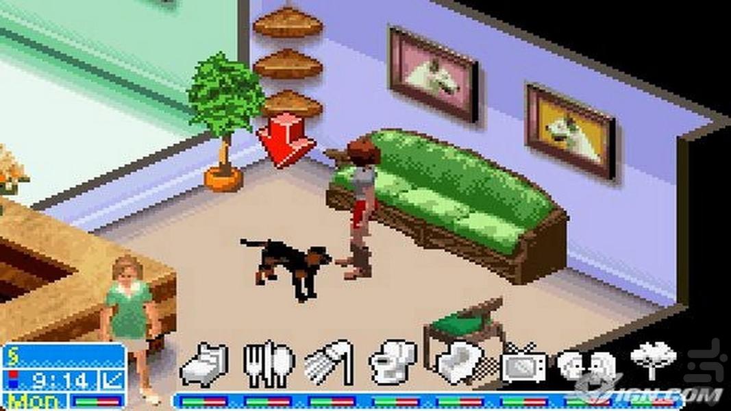 the sims 2pets gba - Gameplay image of android game