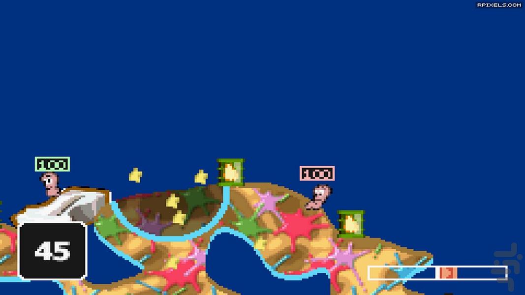 Worms World Party - Gameplay image of android game