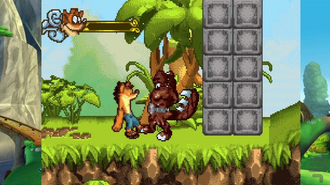 crash of the titans gba - Gameplay image of android game