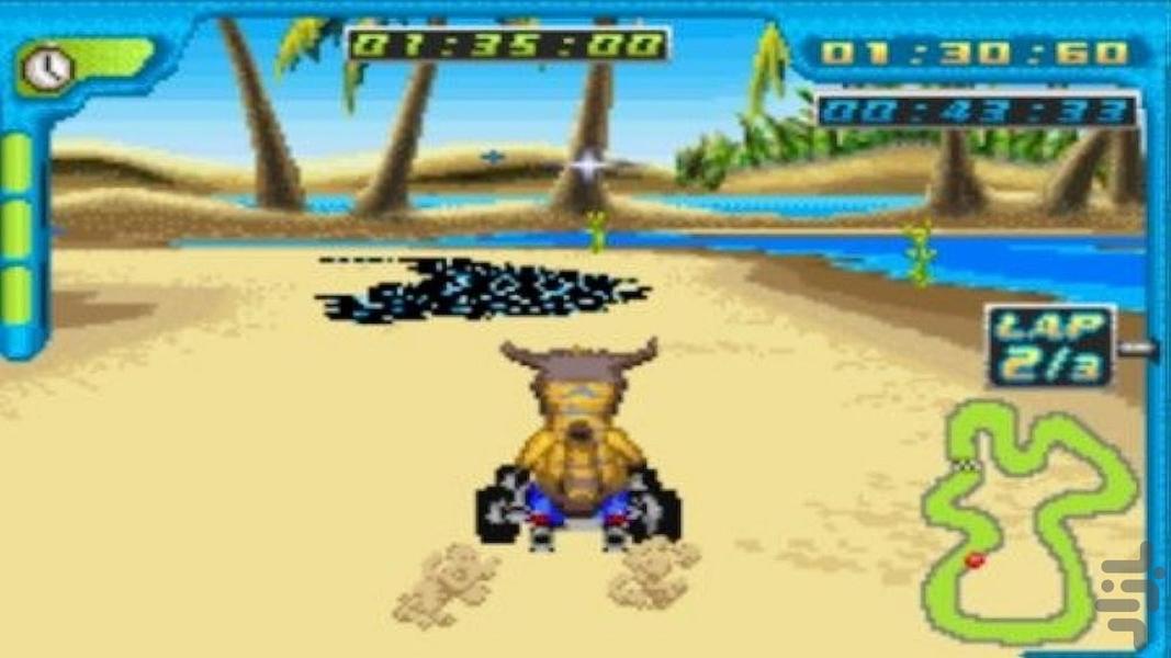 digimon racing gba - Gameplay image of android game