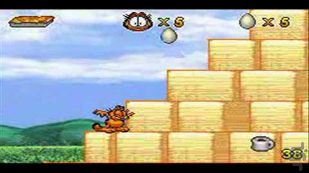 garfield and his nine lives - Gameplay image of android game