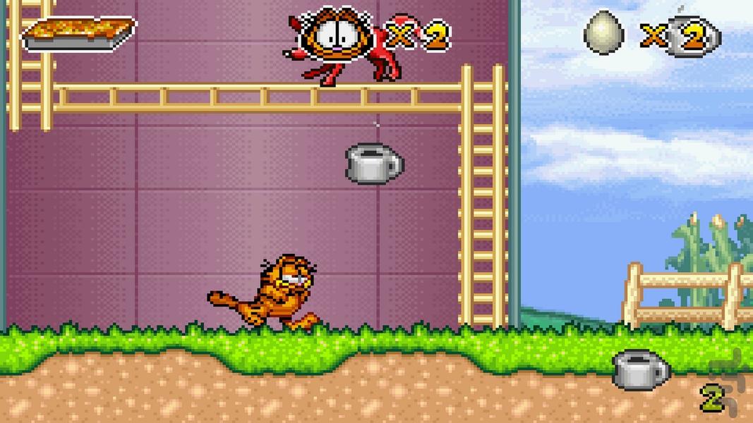 garfield and his nine lives - Gameplay image of android game