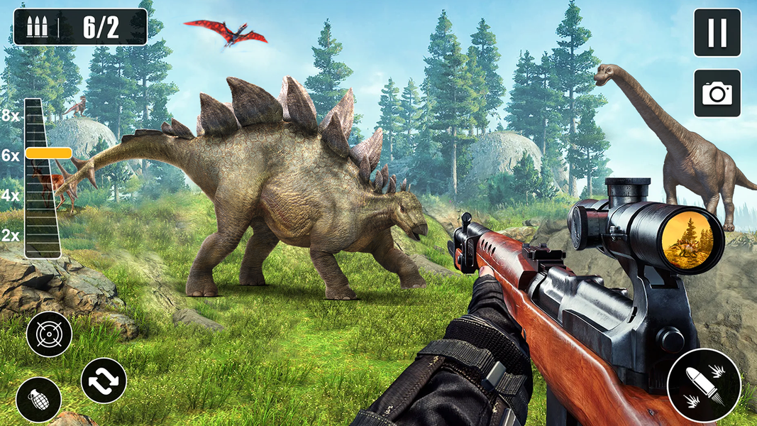Dino Hunter Game: animal hunt - Gameplay image of android game