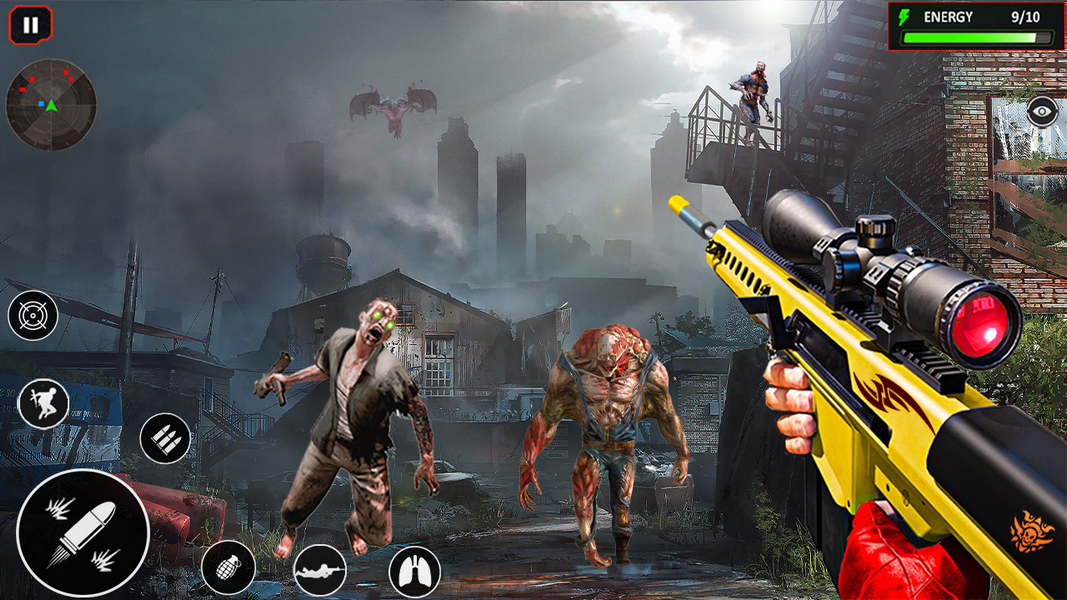 Sniper Zombie Shooting - Gameplay image of android game