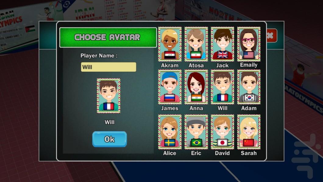 قهرمانان پینگ پنگ - عکس بازی موبایلی اندروید