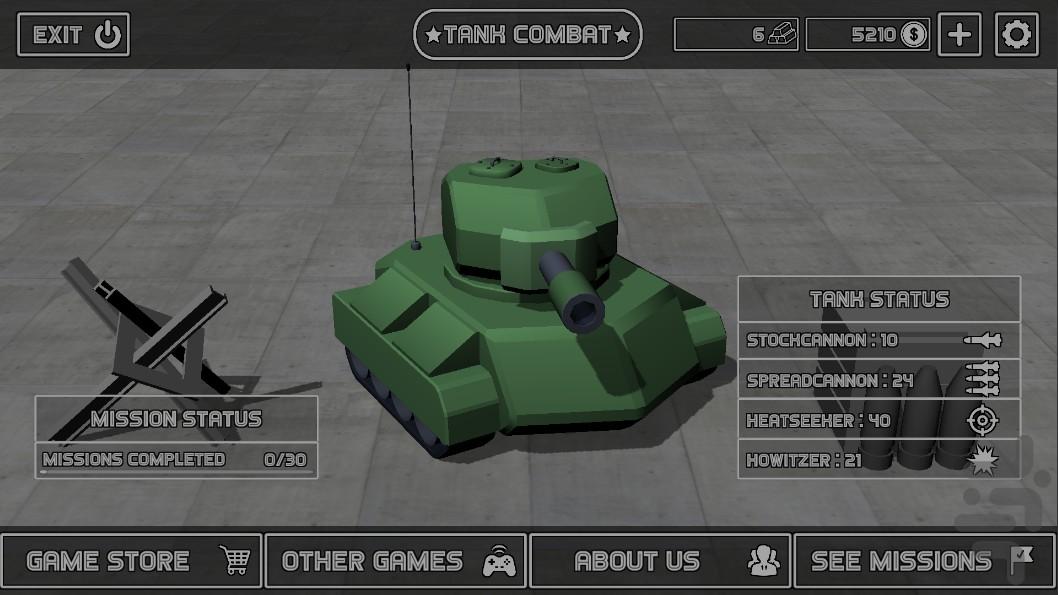 Tank Combat - Gameplay image of android game