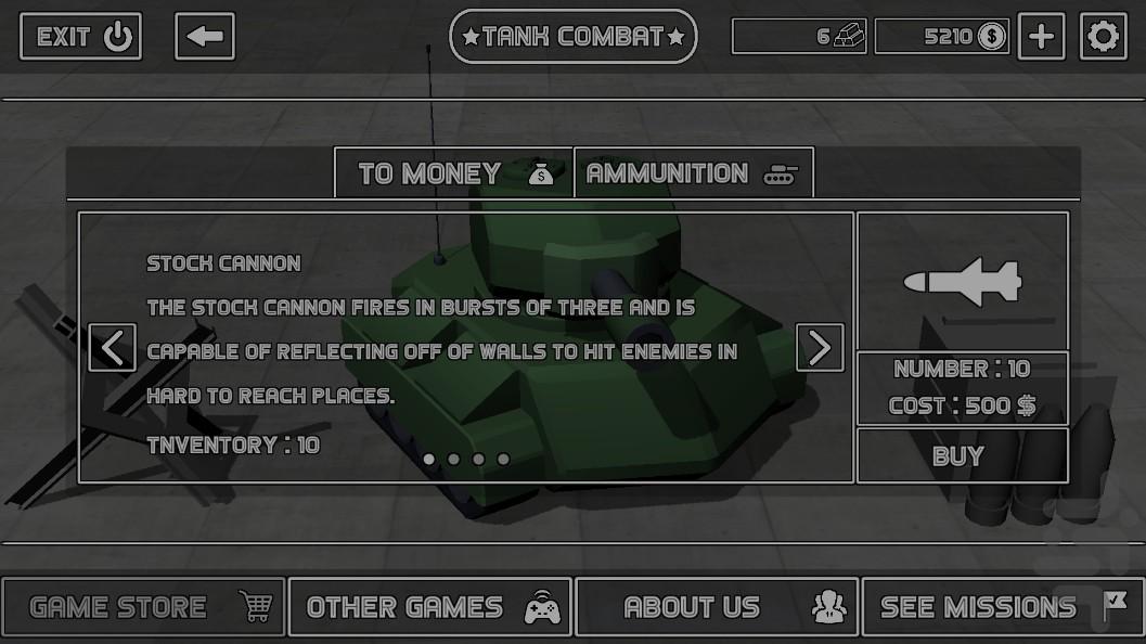 Tank Combat - Gameplay image of android game