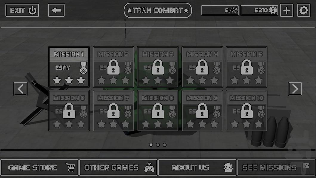 Tank Combat - Gameplay image of android game