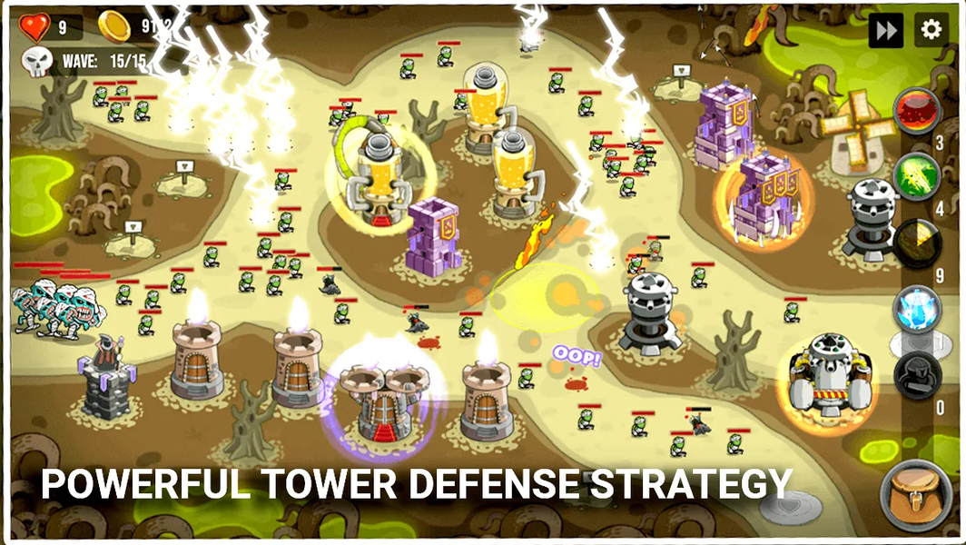 The tower defense strategy - عکس بازی موبایلی اندروید