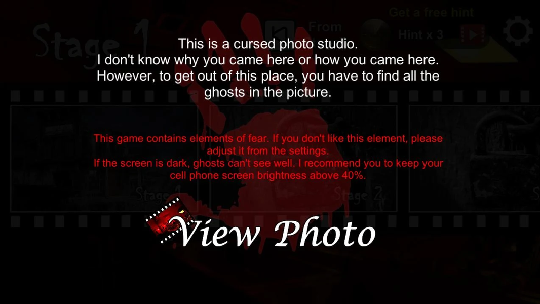 Find the Ghost in the Photo : - Gameplay image of android game