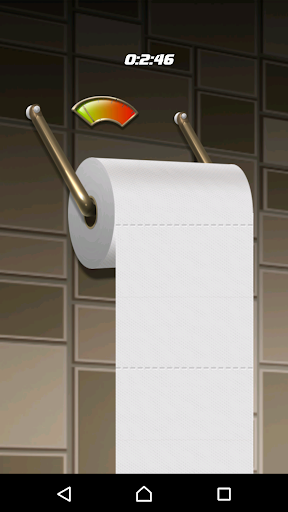 Toilet Paper Rolling Game - Gameplay image of android game