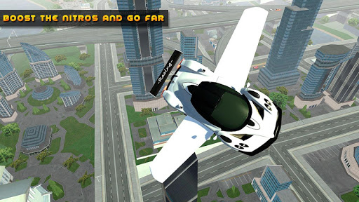 Flying Car Game driving - عکس بازی موبایلی اندروید