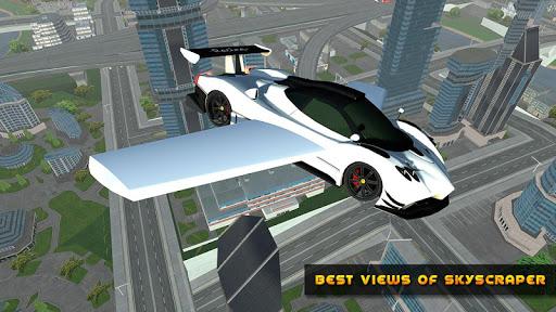 Flying Car Game driving - Gameplay image of android game