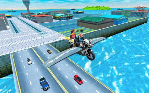 Flying Bike Game Motorcycle ۳D - عکس بازی موبایلی اندروید