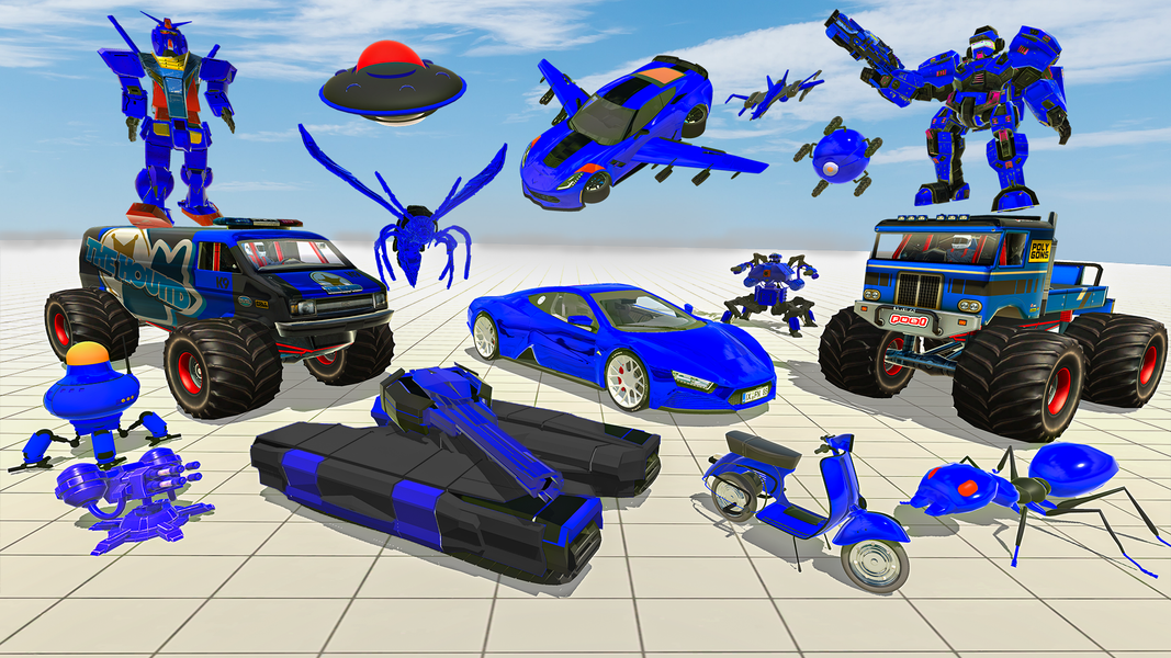 Robot Car Transformers Game - عکس بازی موبایلی اندروید