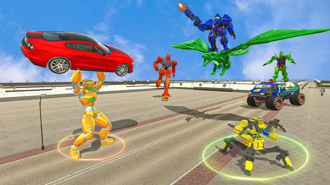 Robot Car Transformers Game - عکس بازی موبایلی اندروید