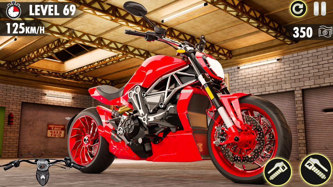 Bike Motor Simulator Offline - Gameplay image of android game
