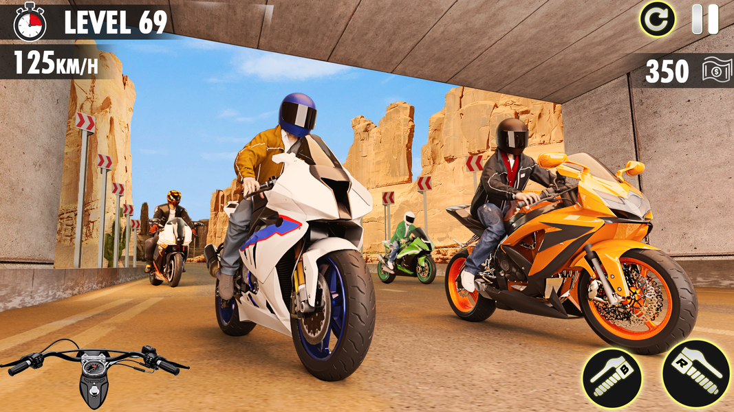 Bike Motor Simulator Offline - عکس بازی موبایلی اندروید