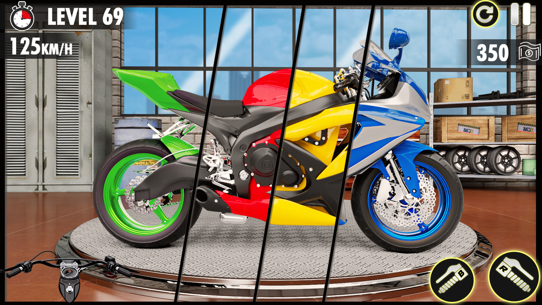 Bike Motor Simulator Offline - Gameplay image of android game