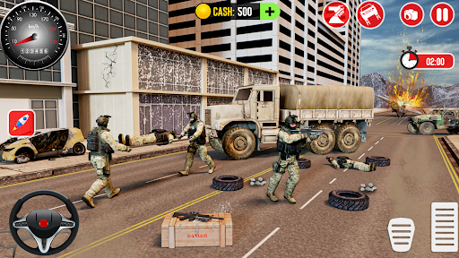 Army Car Games Truck Driving - Image screenshot of android app