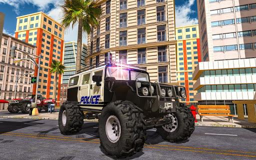 Police Truck Game Simulator - Gameplay image of android game