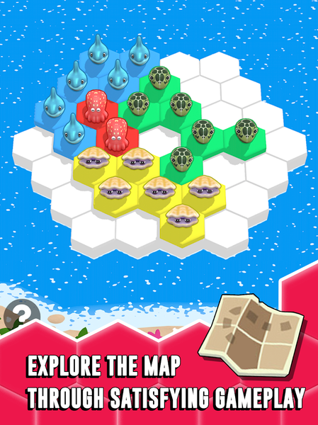 Hex Takeover - Gameplay image of android game